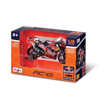 Метален мотор KTM RC16 Red Bull #33 Moto GP Maisto 1:18