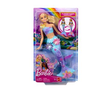 Кукла Barbie вълшебна русалка с цветна магия Mattel JDM72