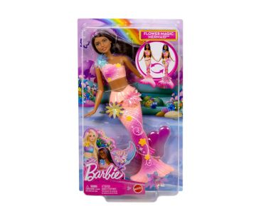 Кукла Barbie вълшебна русалка с цветна магия Mattel JDM73 