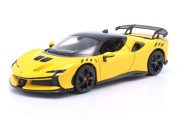 Метална кола Ferrari SF90 XX Stradale Bburago 1:18 жълт