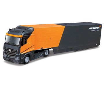 Метален камион автовоз Mercedes Benz McLaren team F1 1/43 Bburago 38401 