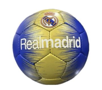 Кожена футболна топка Real Madrid синя