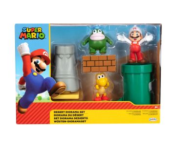 Супер Марио Игрален комплект пустинна диорама Jakks Pacific 410044