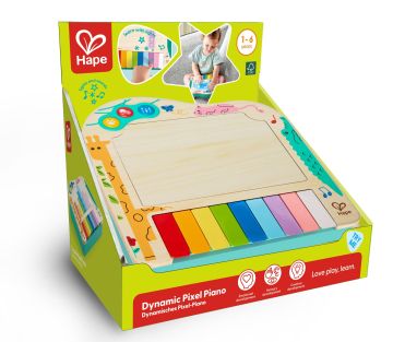 Дървено пиксел пиано Hape H0635