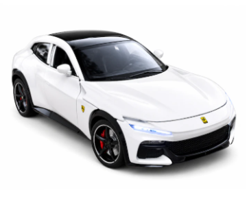 Метален автомобил Ferrari Purosangue 1/22 бял