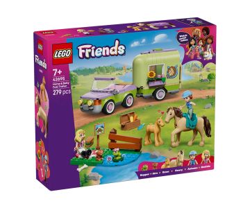 Конструктор Ремарке за кон и бебе жребче LEGO Friends 42695