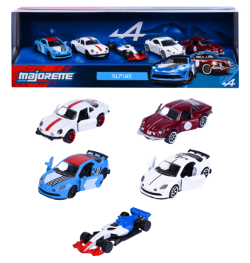 Комплект метални колички Alpine Majorette 8502105008