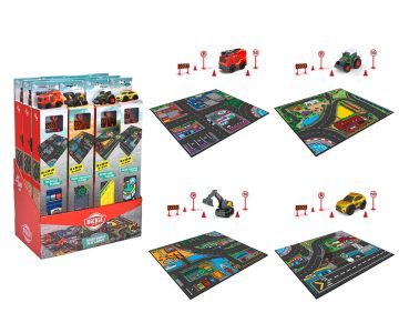 Килимче за игра с пътища Micro World Dickie 203746018