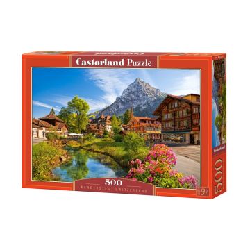 Пъзел Castorland 500 части Кандерстег,Швейцария 52363
