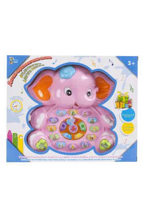 Музикално образователно пиано с часовник Слонче