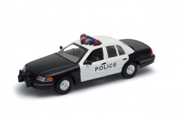Метална кола Ford Crown Victoria Police Welly 1:24 