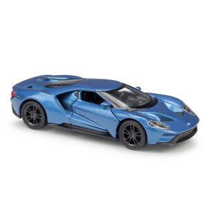 Метална кола Ford GT 2017 Welly 1:34 син
