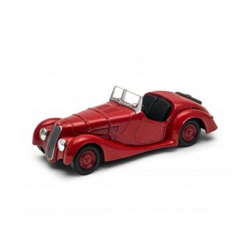 Метален ретро автомобил BMW 328 Red Welly 1:34   