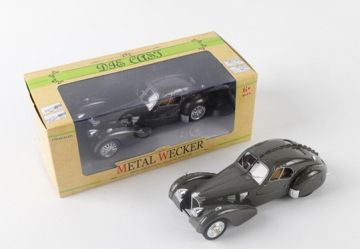 Метален ретро автомобил със звук и светлини