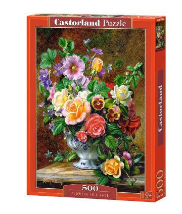 Пъзел Castorland 500 части Цветя във ваза 52868