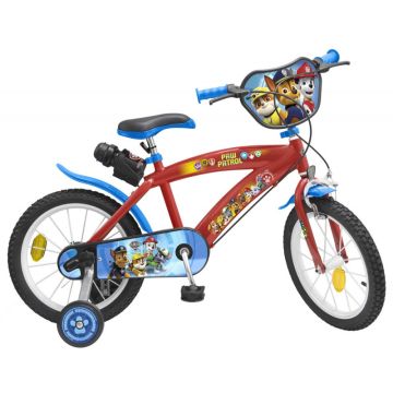 Детски велосипед с помощни колела Paw Patrol Boy 1676 Toimsa 16"