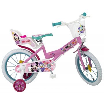Детски велосипед с помощни колела Minnie 615 Toimsa 16&quot;