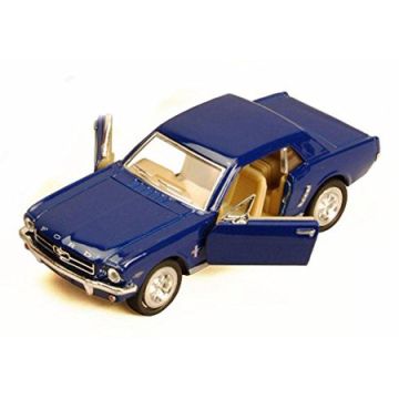 Метална количка 1964 Ford Mustang blue Kinsmart 1/38