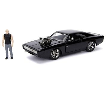 Метален автомобил Fast &amp; Furious Dom &amp; Nero Dodge Caricabatterie 1:24 Jada Toys 253205000