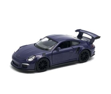 Металeн автомобил Porsche 911 GT3 RS лилаво -1:34 Welly 