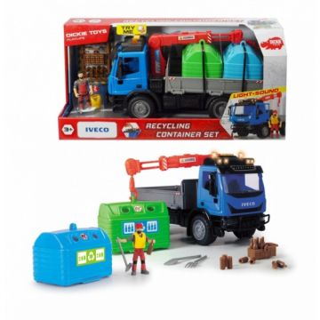 Комплект Камион за рециклиране Dickie Toys Playlife