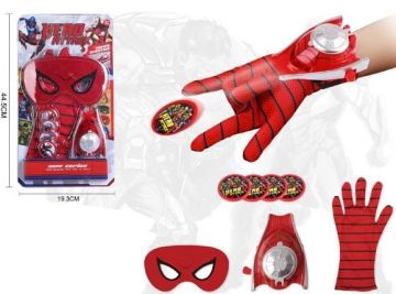 Комплект изстрелвачка с маска Hero Attack Spiderman