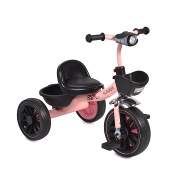 Детска триколка колело с педали Byox Hawk розов цвят