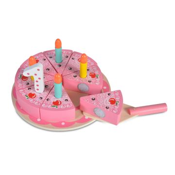 Дървена торта Happy Birthday - 4223N Moni Toys  