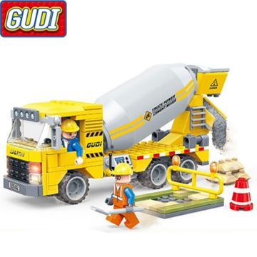Конструктор строителна машина бетоновоз Gudi Cool Engineering Team 9502