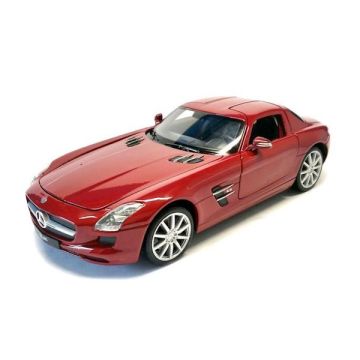 Метална количка Mercedes Benz SLS AMG Welly 1:24