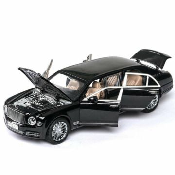 Метален автомобил лимузина Bentley Mulsanne black 1/24