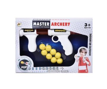 Детска пушка помпа с меки топчета Master