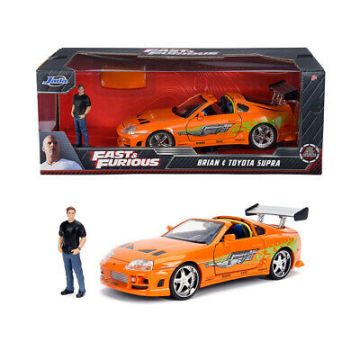Метален автомобил Fast &amp; Furious Brian's Toyota Supra 1:24 Jada Toys 253205001