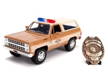 Метален автомобил Police Stranger Things 1979 Chevy Blazer 1:24 Jada Toys 253255003