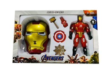 Комплект маска с фигурка Железният човек Avengers