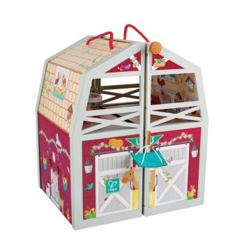 Дървено ранчо ферма Pony Club Hape H3409