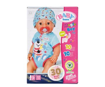 Интерактивно бебе с аксесоари Zapf BABY BORN Doll Magic момче