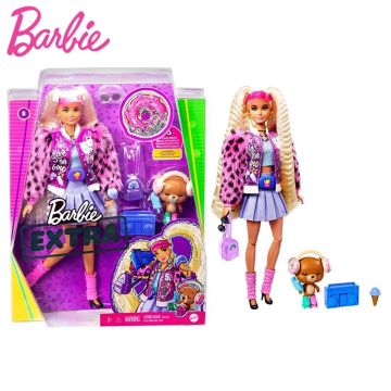 Кукла Барби с руси опашки и домашен любимец Кукла Barbie Extra GYJ77