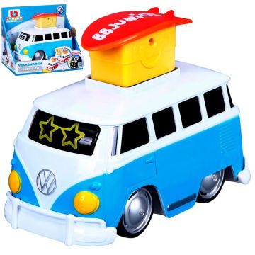 Автобус с различни емоции Bburago Junior Син