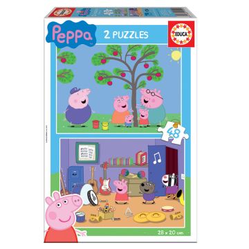 Пъзел Peppa Pig 2x48ч. EDUCA 15920