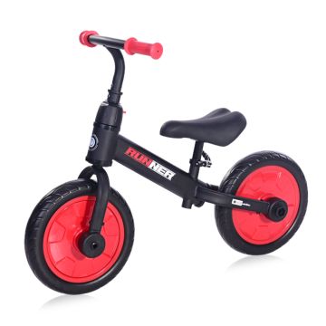 Балансиращ велосипед RUNNER 2в1 Black&amp;Red
