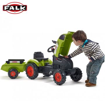 Детски трактор с и ремарке Claas FALK 2041C