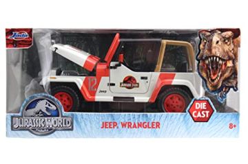 Метален автомобил Jurassic World Jeep Wrangler Off Road 1:24 Jada Toys 253253005