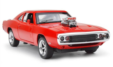 Метална кола 1970 Dodge Chargers Fast &amp; Furious 1:32 RED