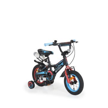 Детски велосипед със спомагателни колела 12&quot; Byox Prince черен