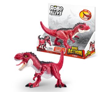 ZURU Robo Alive Dino Action T-Rex Робо динозавър Тирекс червен 7171 