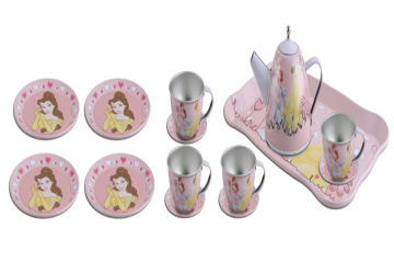 Детски метален сервиз за чай Принцеси