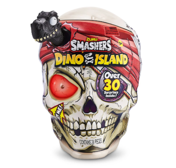 Огромен череп Smashers Dino Island ZURU 7488 черен динозавър