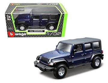 Метален джип Jeep Wrangler Unlimited Rubicon Bburago 1:32