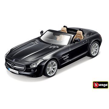 Метален автомобил Mercedes Benz SLS AMG Roadster Bburago, 1:32